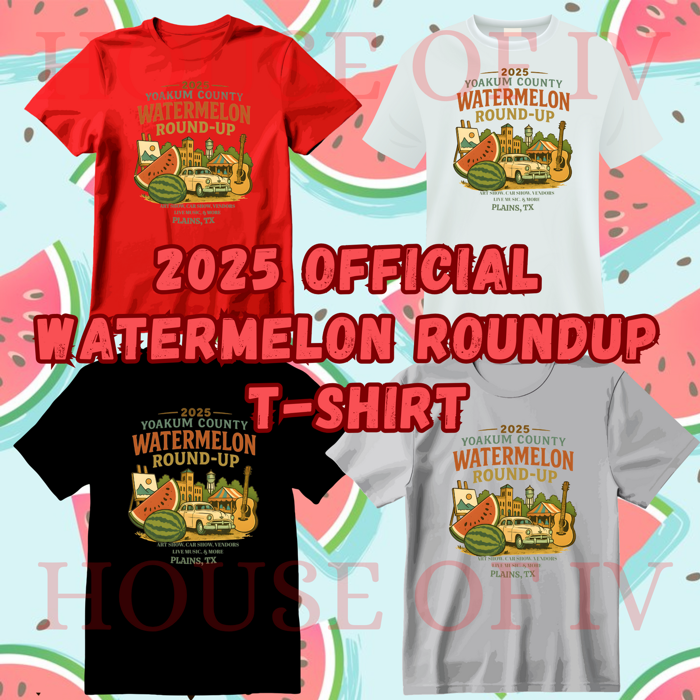 Official Watermelon Roundup Tee