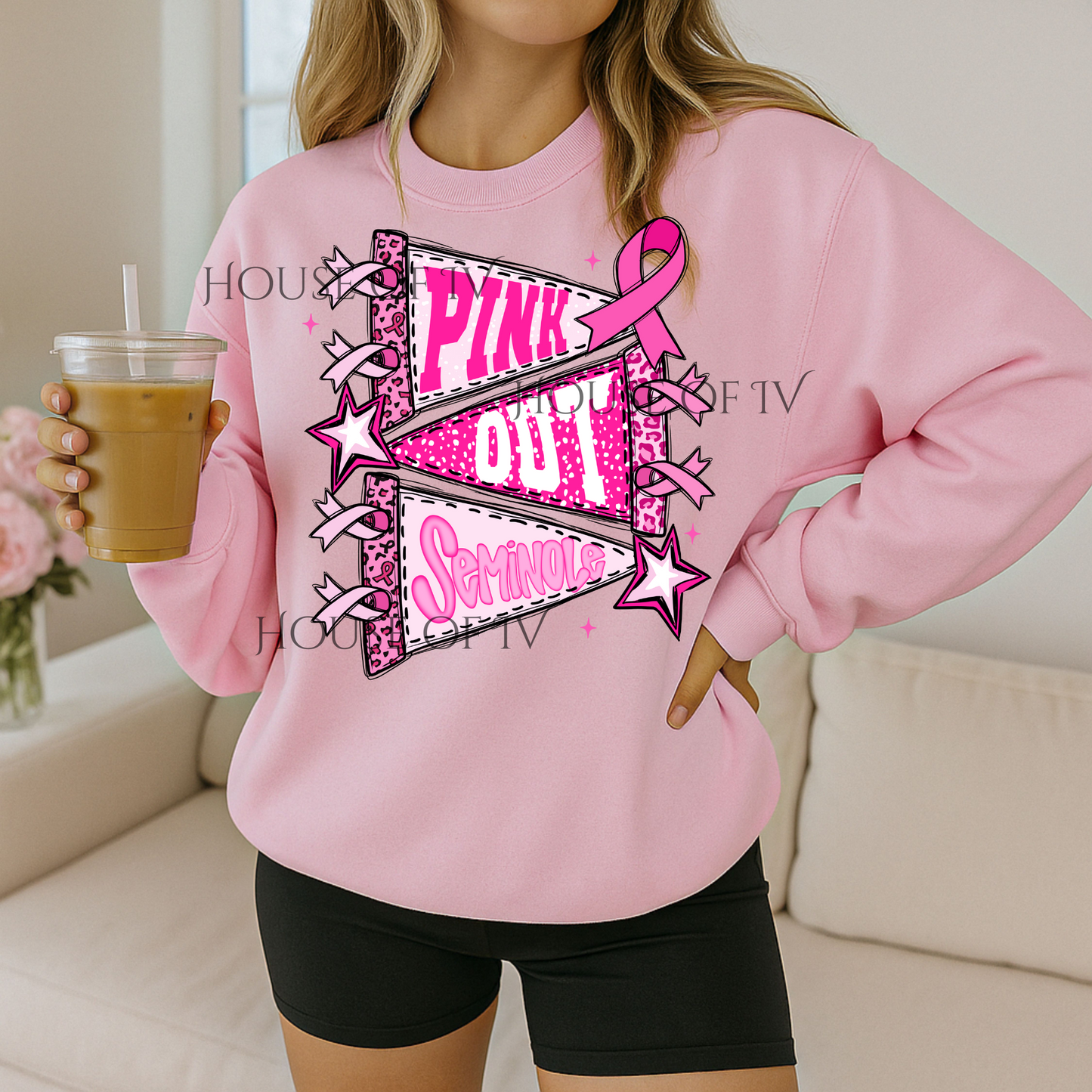 Pink Out Pennant - Seminole