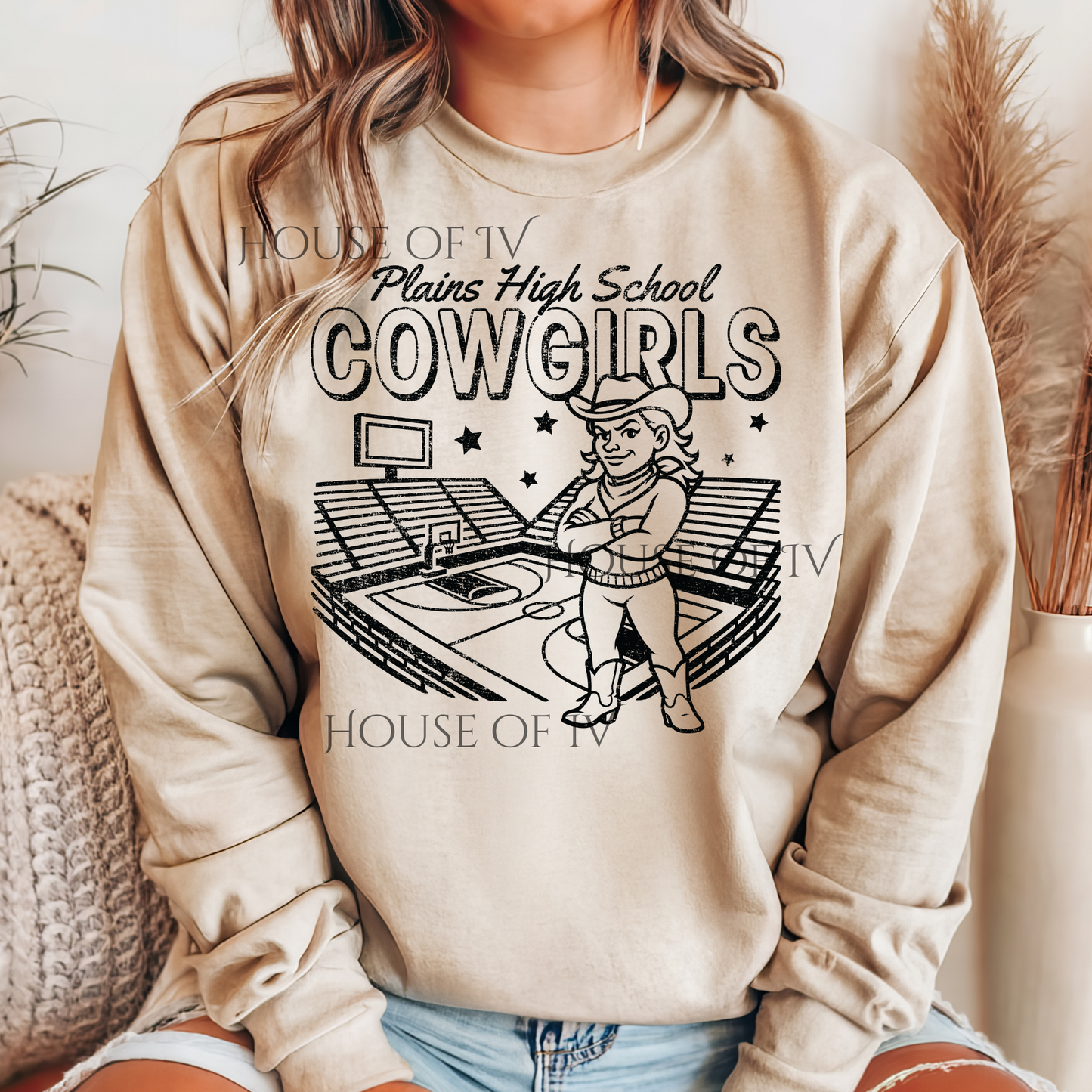 Vintage Cowgirls Basketball