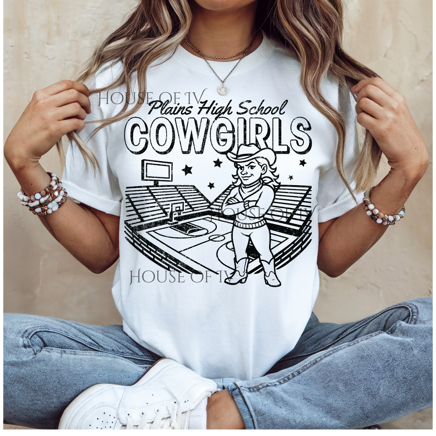 Vintage Cowgirls Basketball