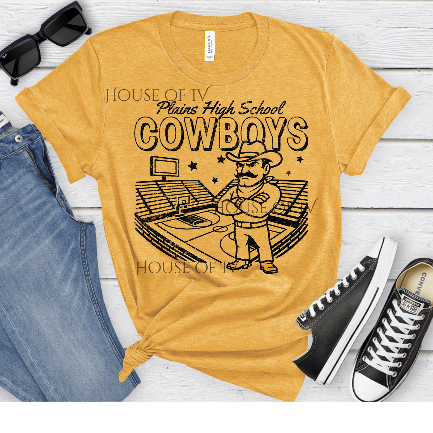 Vintage Cowboys Basketball
