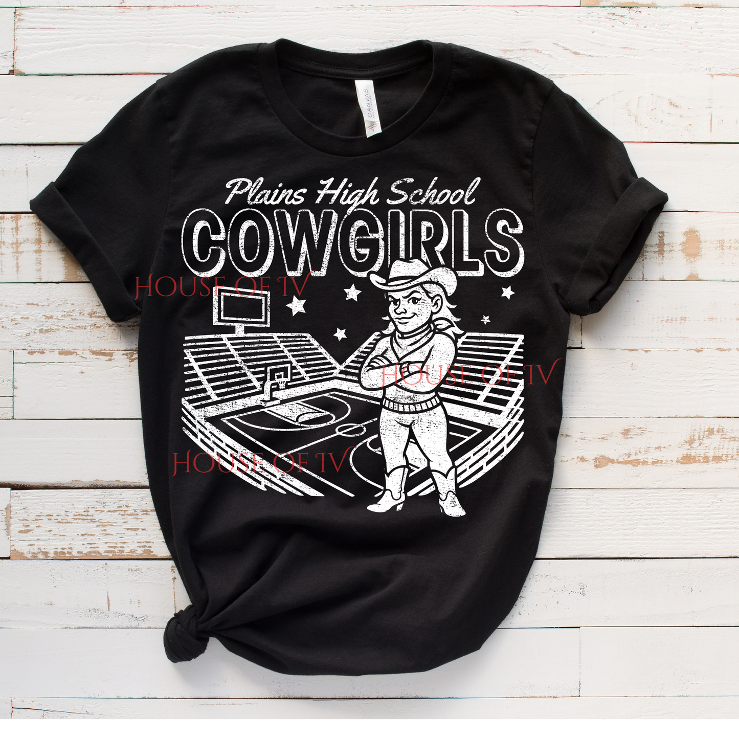 Vintage Cowgirls Basketball
