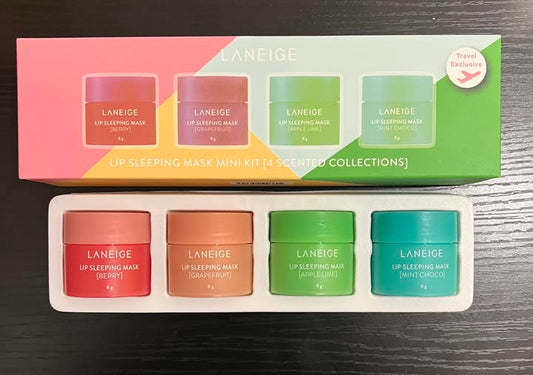 Laneige 4 piece lip mask set