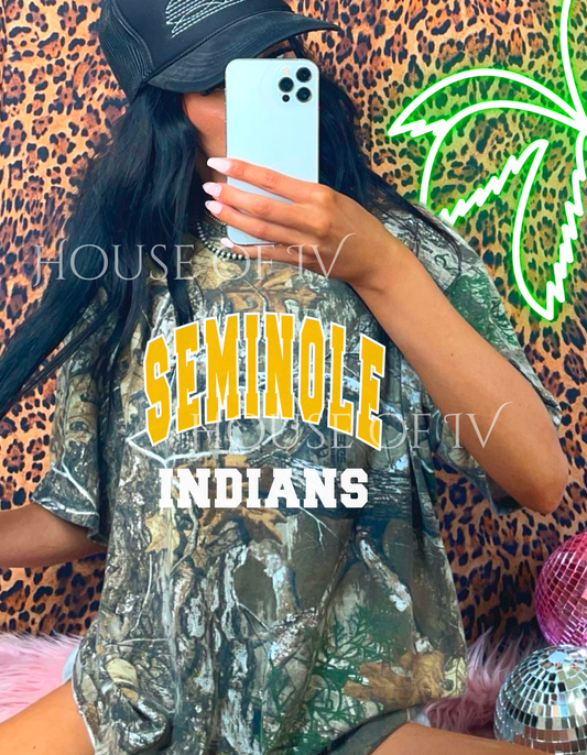 Camo Indians Curved
