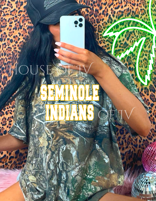 Camo Seminole Indians Straight