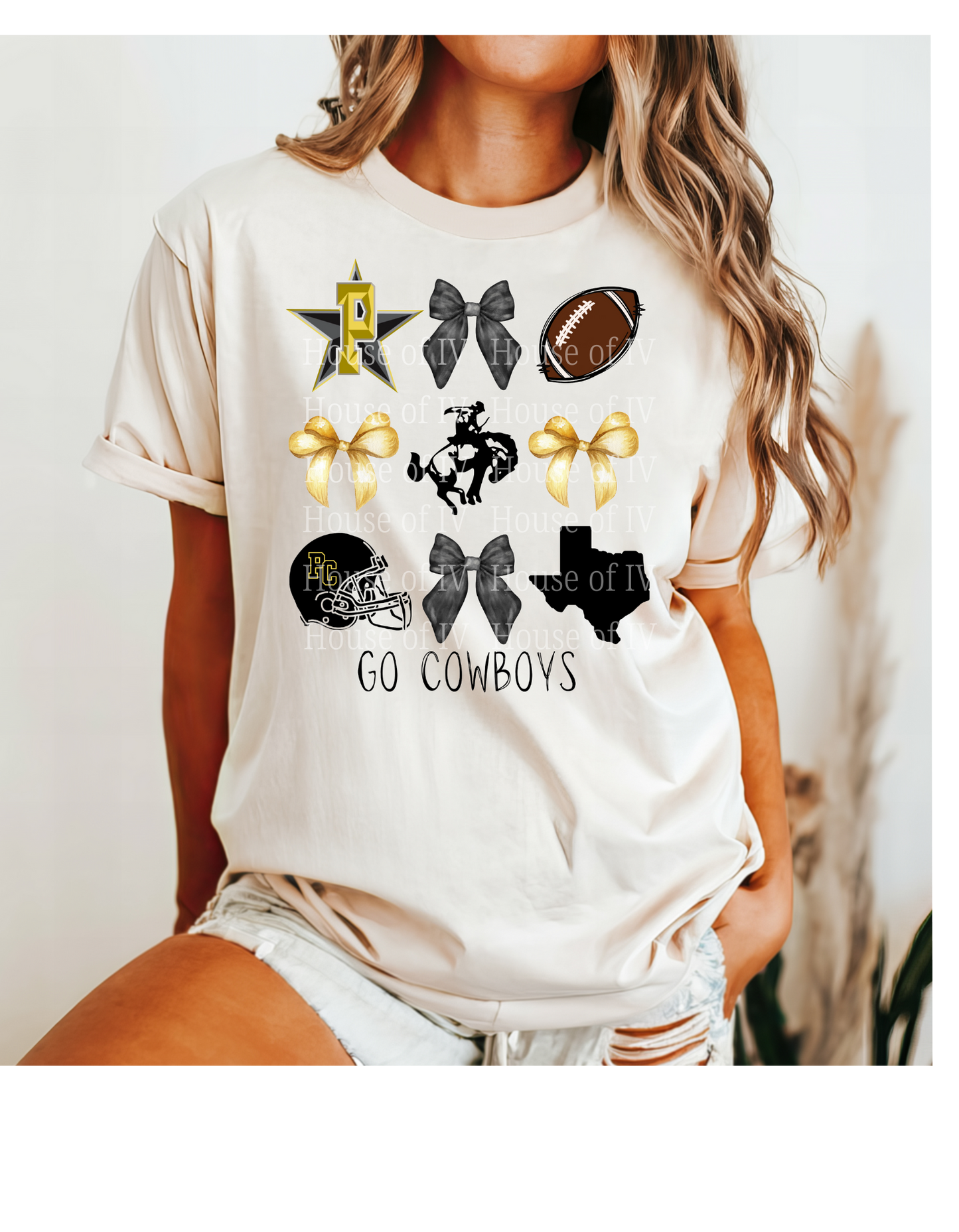 Cowboys Coquette Bow