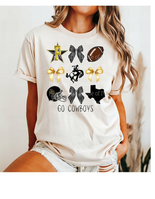 Cowboys Coquette Bow