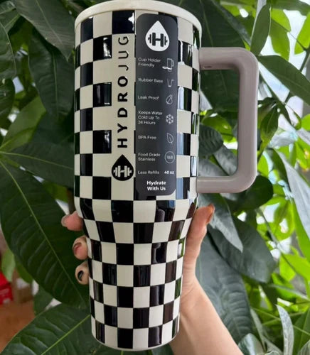 Checkered Tumbler - 40 oz.